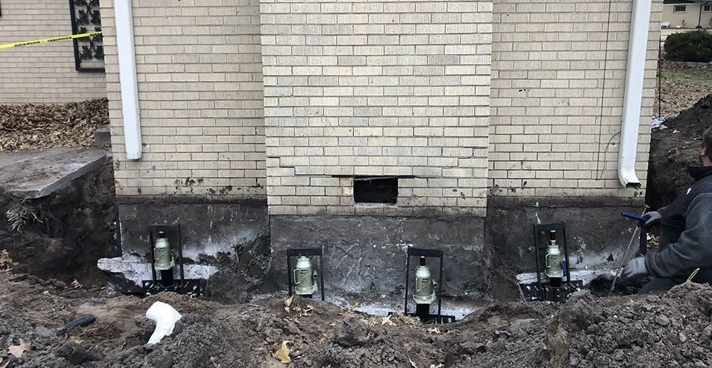 Foundation repair and exterior masonry